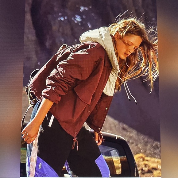 NWOT Free People Off the Bleachers Movement Jacket - Picture 5 of 15